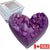 Geode Crystal Heart Candle - Rose Quartz / Pink