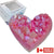 Geode Crystal Heart Candle - Rose Quartz / Pink