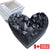 Geode Crystal Heart Candle - Rose Quartz / Pink